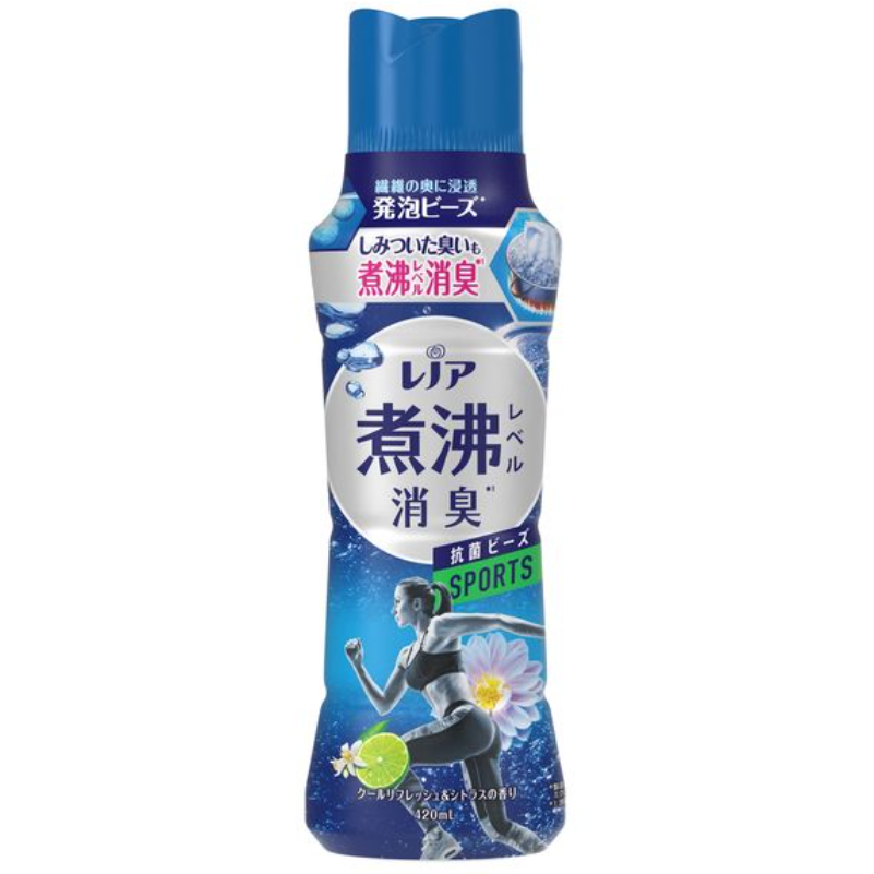 P&G Lenor Sterilize-Label Super Deodorizing Antibacterial Beads For Laundry Care (Cool Refresh & Citrus Scent)