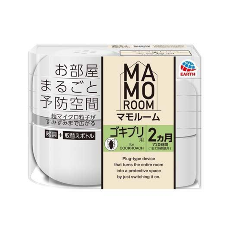 EARTH MamoRoom Cockroach Repellent 2 Month Set (Plug-In)