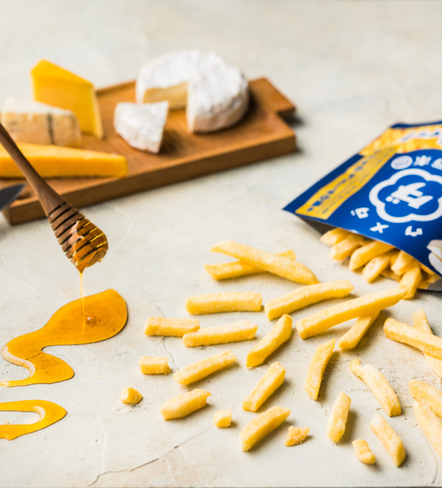 UMEDA CHEESE LAB Potato Sticks – Four Cheese & Honey