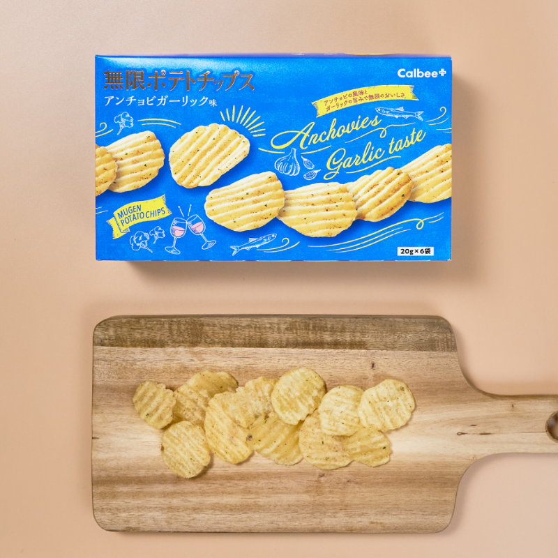 MUGEN Potato Chips Anchovy Garlic Flavor