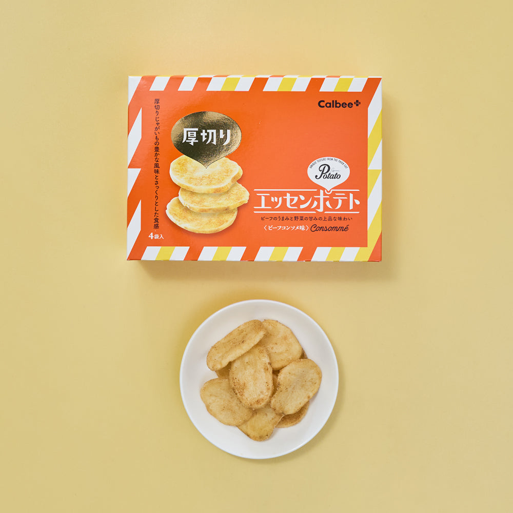 CALBEE Essen Potato Beef Consommé Flavored Potato Chips