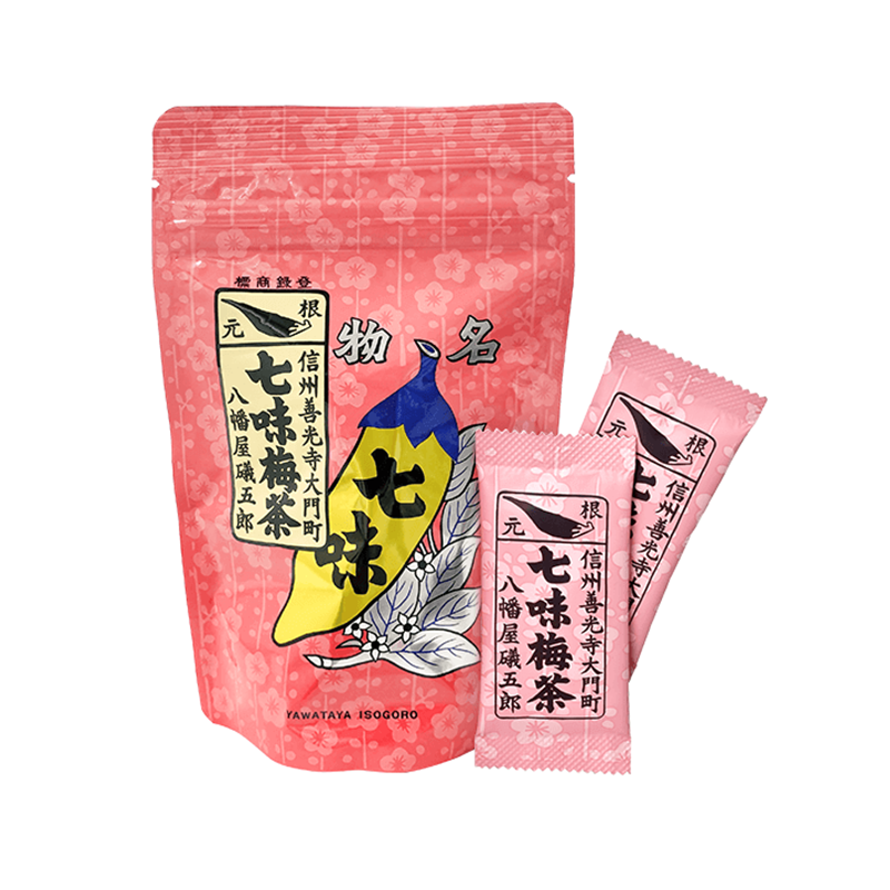 YAWATAYA ISOGORO Shichimi Umecha Plum Flavored Tea