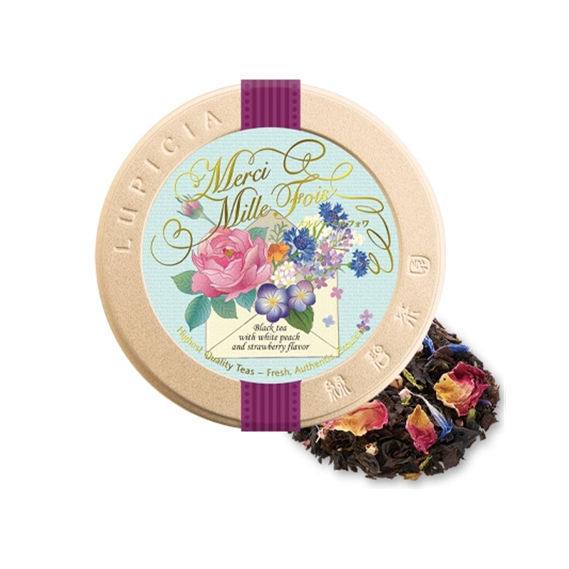 LUPICIA Merci mille fois Peach-Strawberry Black Tea