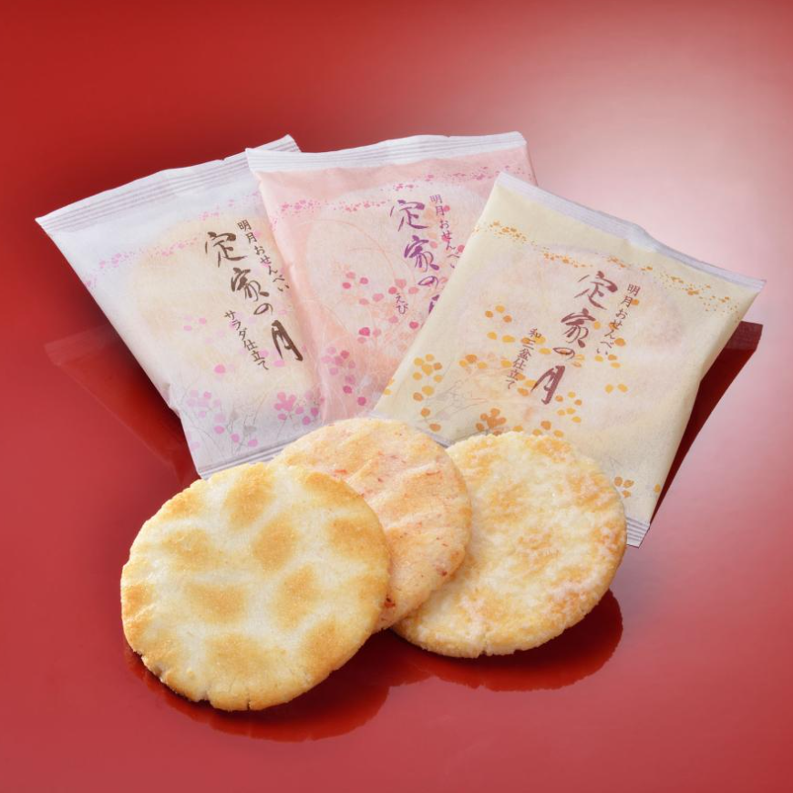 OGURA SANSOU Teike no Tsuki 3-Variety Rice Cracker Assortment