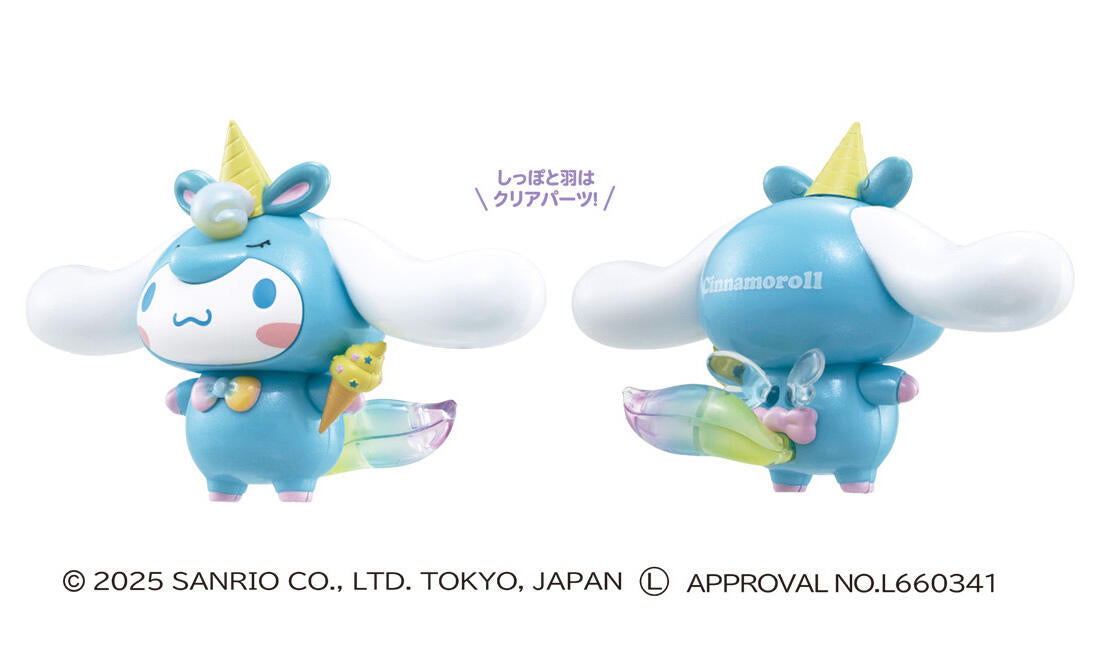 Assembled Pradoll HELLO KITTY/Cinnamoroll Unicorn Party