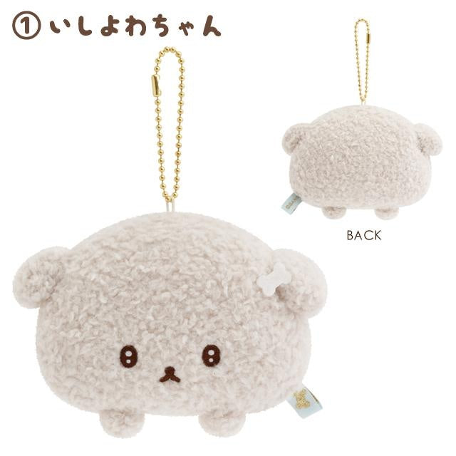 SAN-X Ishiyowa-chan "Introducing Kohai-chan" Plush Keychain