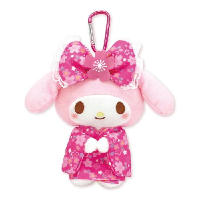 SANRIO Plush Keychain with Reusable Bag