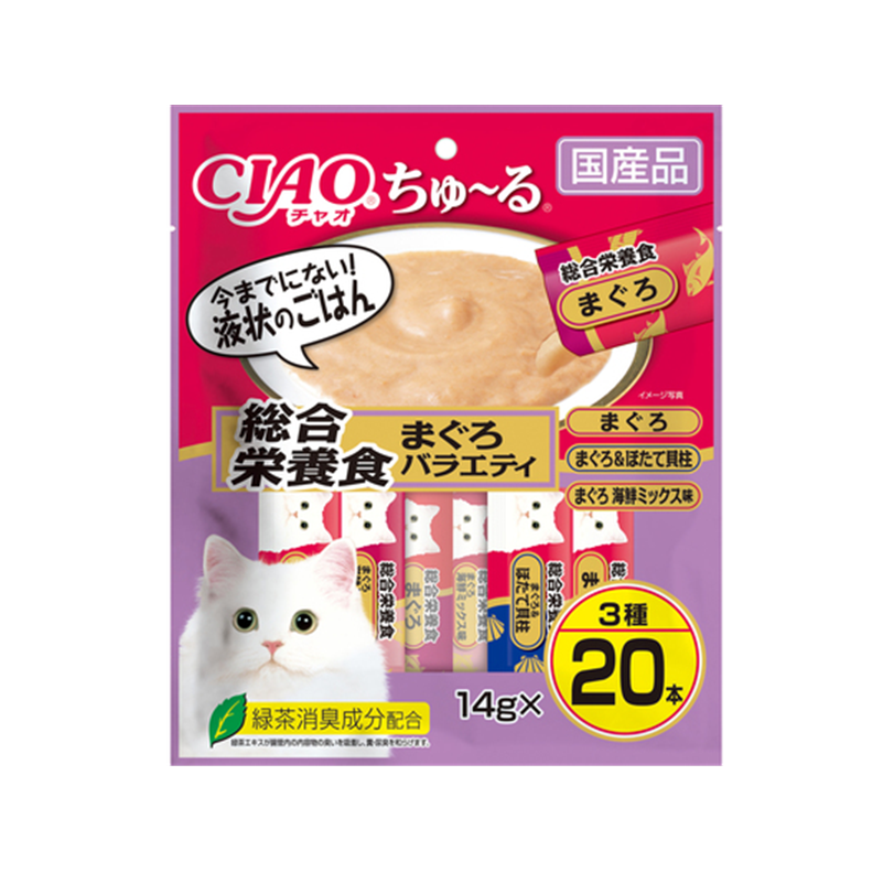 INABA CIAO Churu Seafood Mix Cat Treat