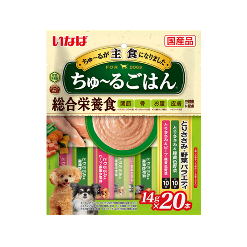 INABA Chicken Tender 20 Sticks Complete Nutrition For Dogs