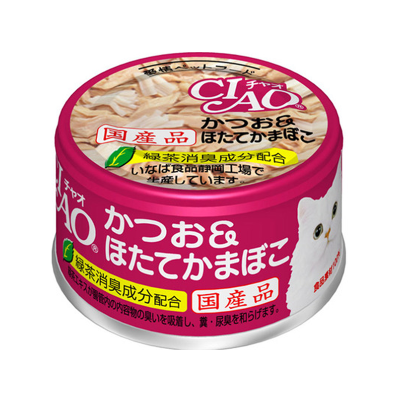 INABA Bonito & Scallop Selection Premium Seafood Cat