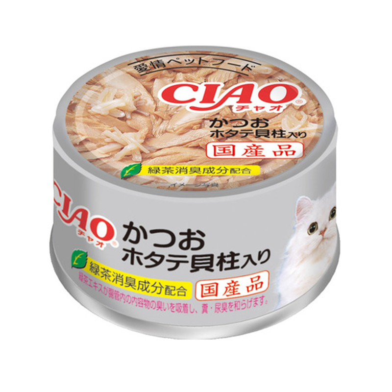 INABA Bonito & Scallop Selection Premium Seafood Cat