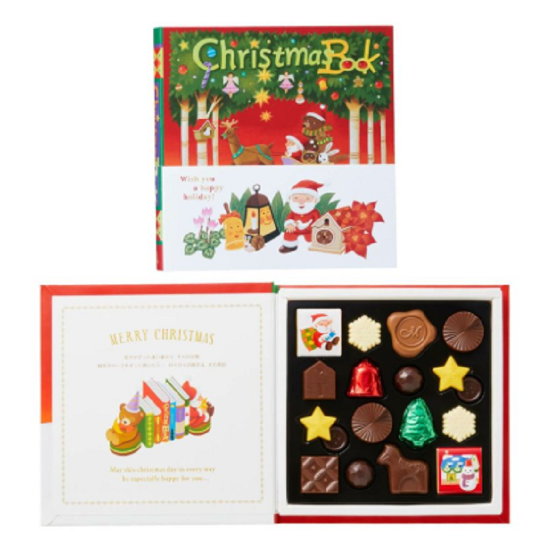MOROZOFF 2025 Christmas Book Chocolate Gift Box 18pcs