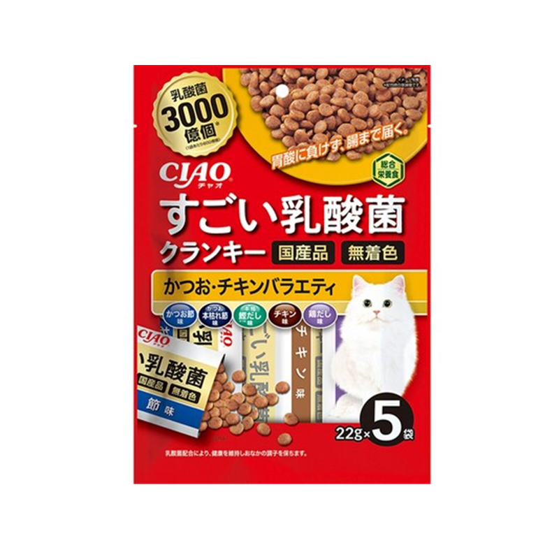CIAO Amazing Lactic Acid Bacteria Crunchy Seafood Variety
