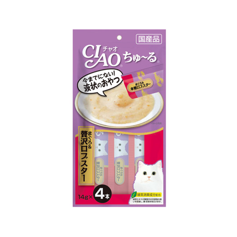 INABA CIAO Churu Maguro Tuna & Premium Lobster