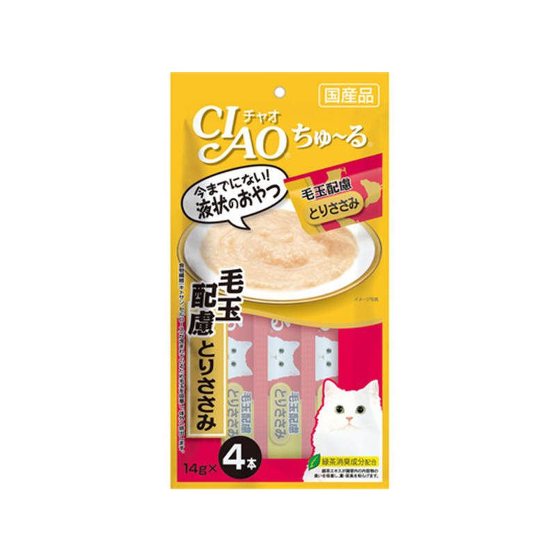 INABA CIAO Churu Hairball Care