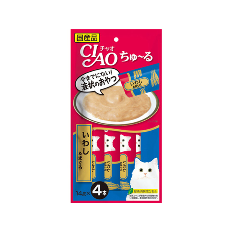 INABA CIAO Churu Cat Treats Assorted Flavors