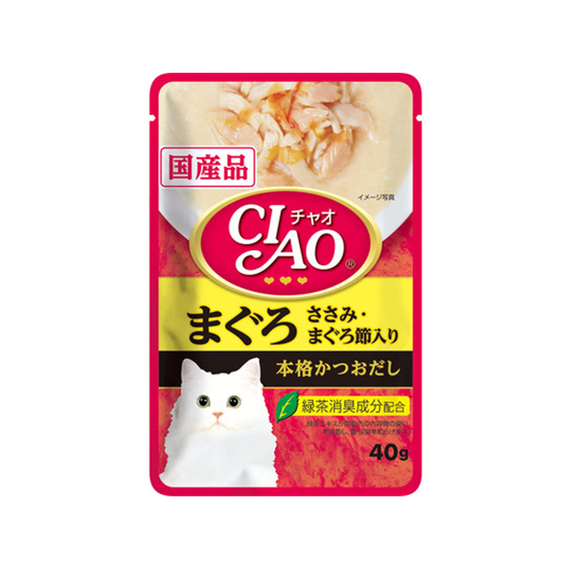 INABA CIAO Cat Food Tuna Fillet & Tuna Flakes