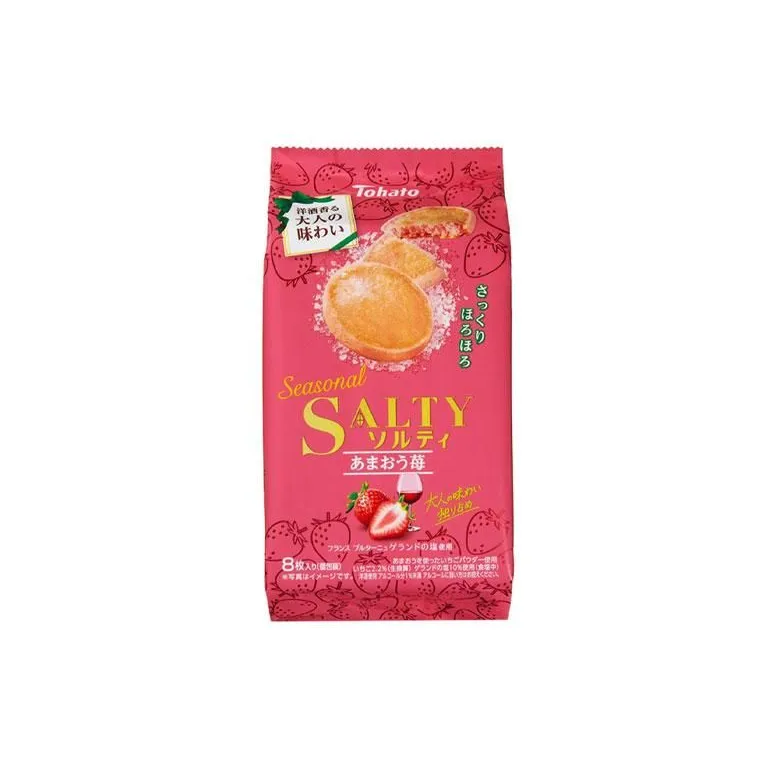 TOHATO Seasonal Salty Amaou Strawberry Cookies