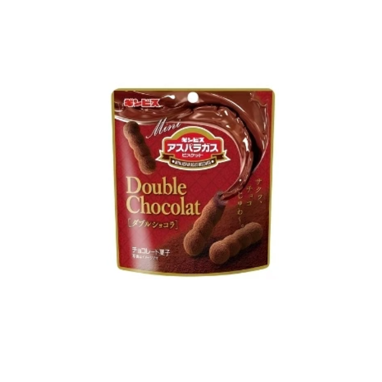 GINBIS Mini Asparagus Double Chocolate 60g