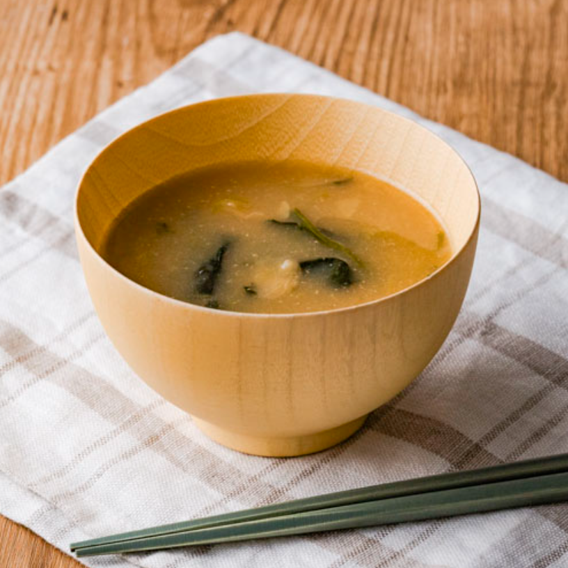 IPPAI NO ZEITAKU – Spinach & Cabbage Miso Soup