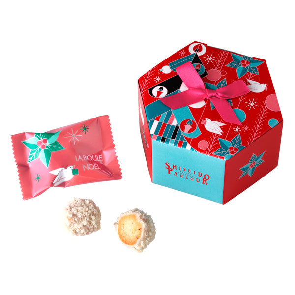 SHISEIDO Parlour Christmas White Chocolate Dipped Almond Cookies