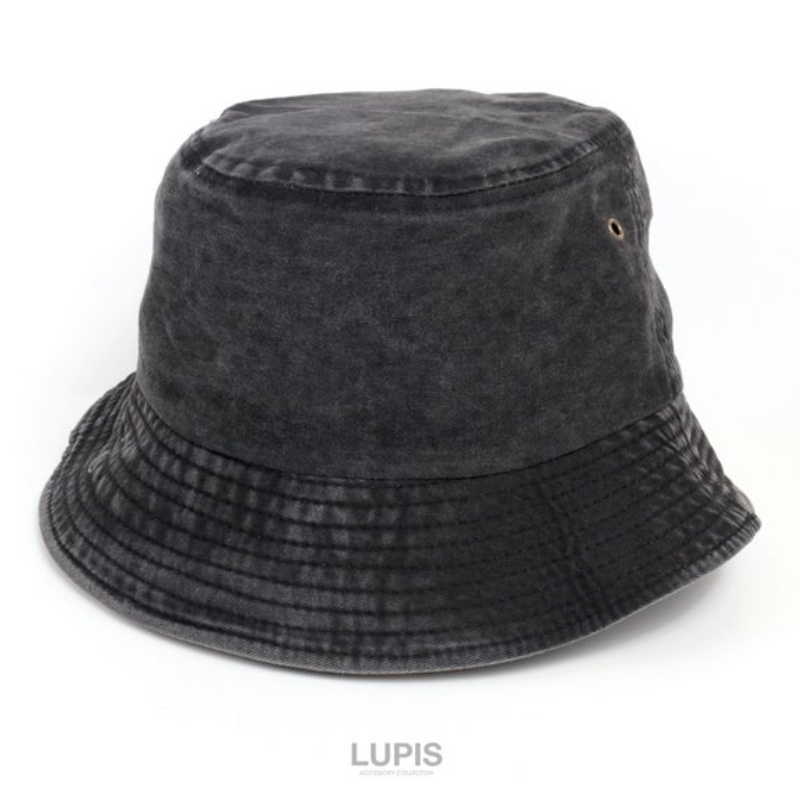 LUPIS Washed Denim Bucket Hat