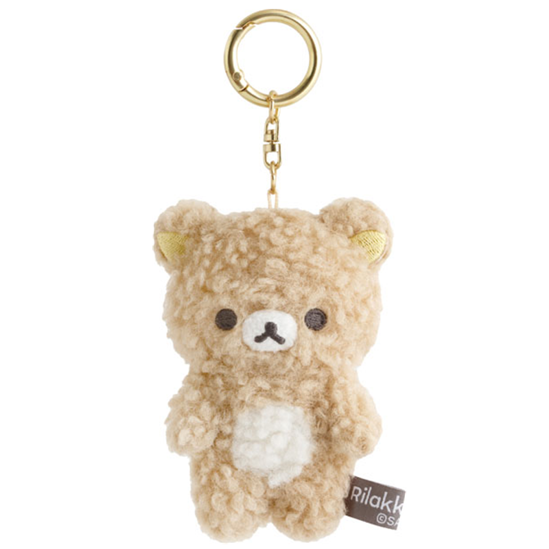SAN-X Rilakkuma and Korilakkuma Fuzzy Plush Keychain