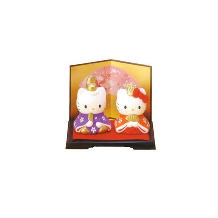SANRIO Hello Kitty and Dear Daniel Girls’ Day Ceramic Centerpiece