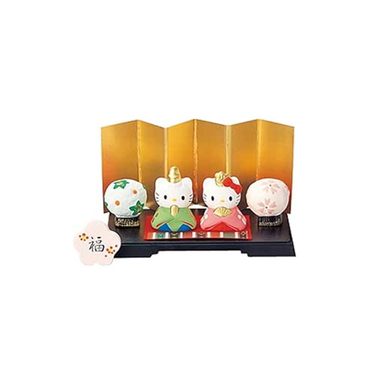 SANRIO Hello Kitty and Dear Daniel Girls’ Day Ceramic Centerpiece