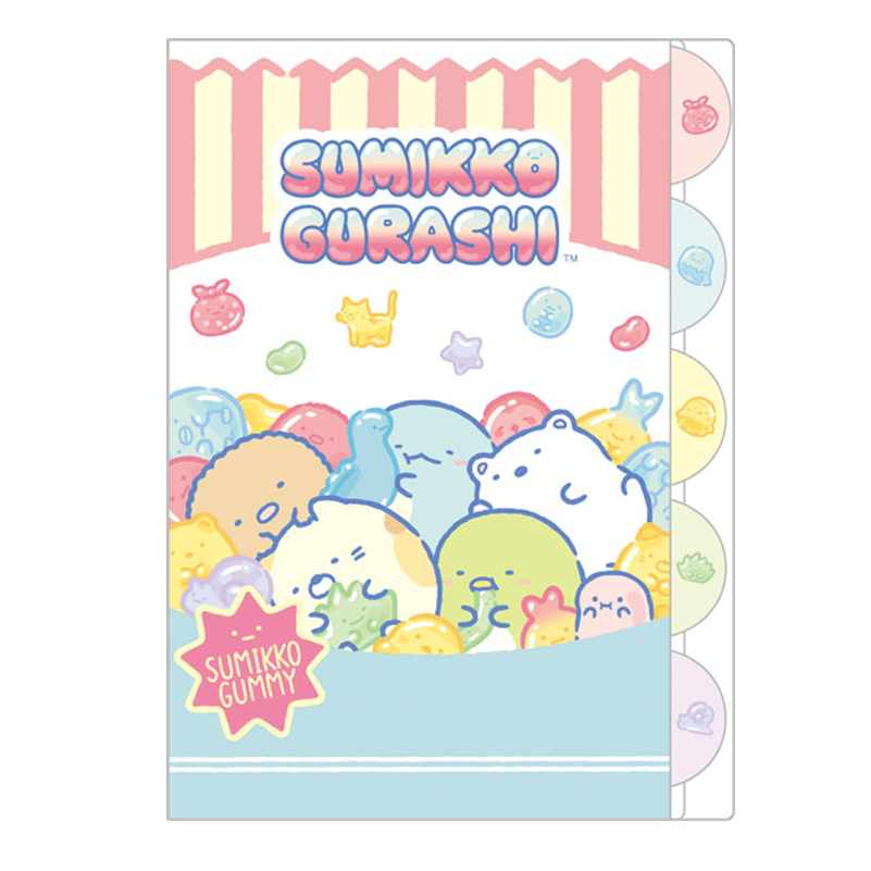 SAN-X Sumikko Gurashi Hard Cover Double Clear File Folder