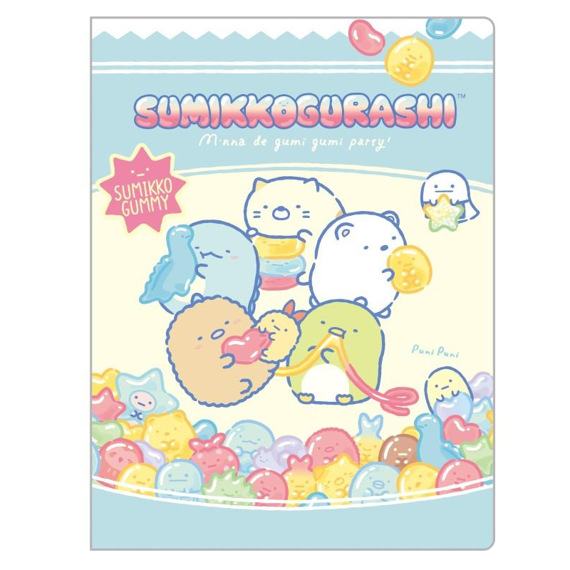 SAN-X Sumikko Gurashi Hard Cover Double Clear File Folder