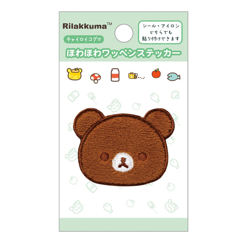 SAN-X Rilakkuma Bow Series Plush Embroidered Patch