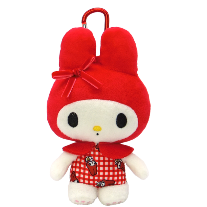 SANRIO Characters My Melody Red Check Plush Eco Bag