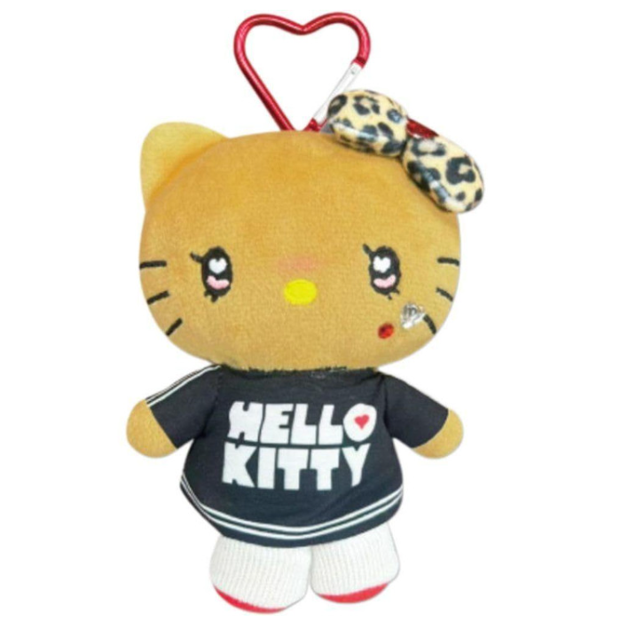 SANRIO Hello Kitty Plush Heart Carabiner Keychain