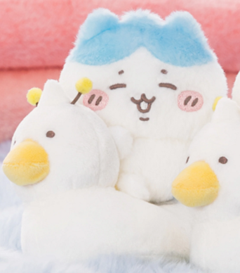 CHIIKAWA MARKET Chiikawa Baby Duck Riding Plush Keychain