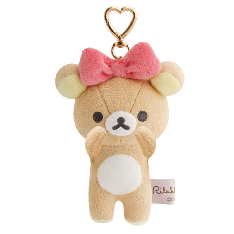 SAN-X Makeup Rilakkuma Plush Keychain