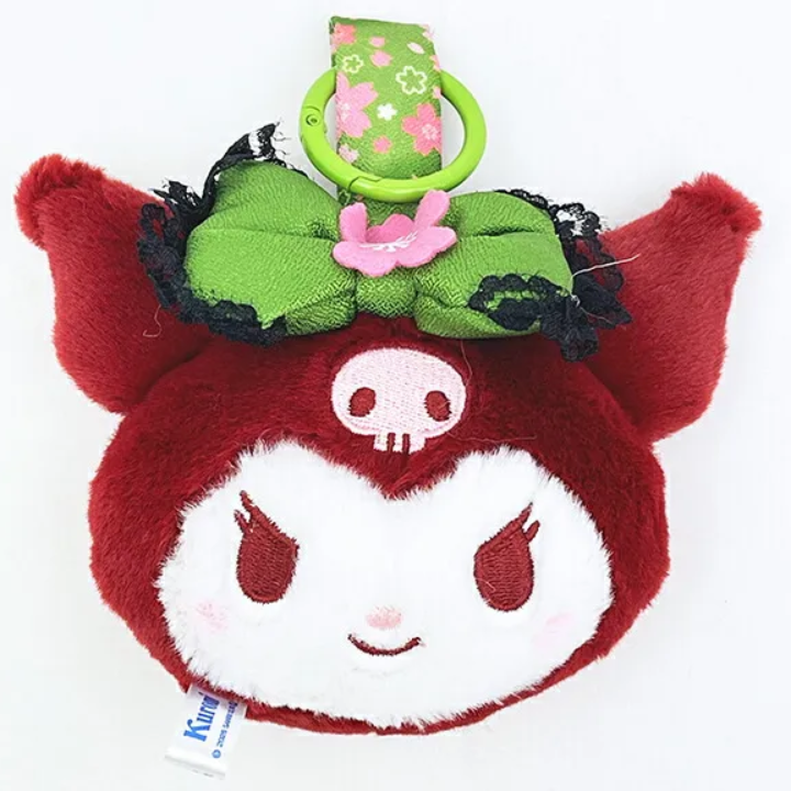 SANRIO Matcha Kimono Face Tag Plush Keychain