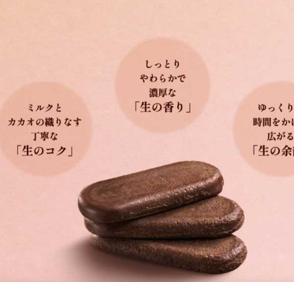 MEIJI Nama no Toki Rich Milk Chocolate Cookies