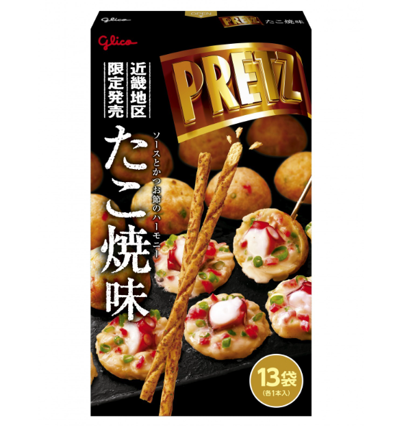 GLICO Giant Pretz Crackers (Takoyaki Flavor)