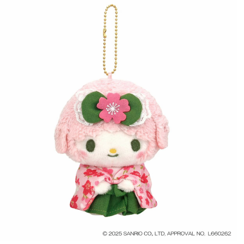 SANRIO Matcha Kimono Plush and Plush Keychain