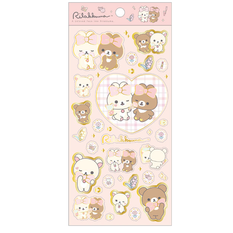 SAN-X Rilakkuma – Makeup Rilakkuma Sticker Set