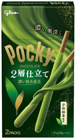 GLICO Pocky Double Layer Rich Bitter Matcha
