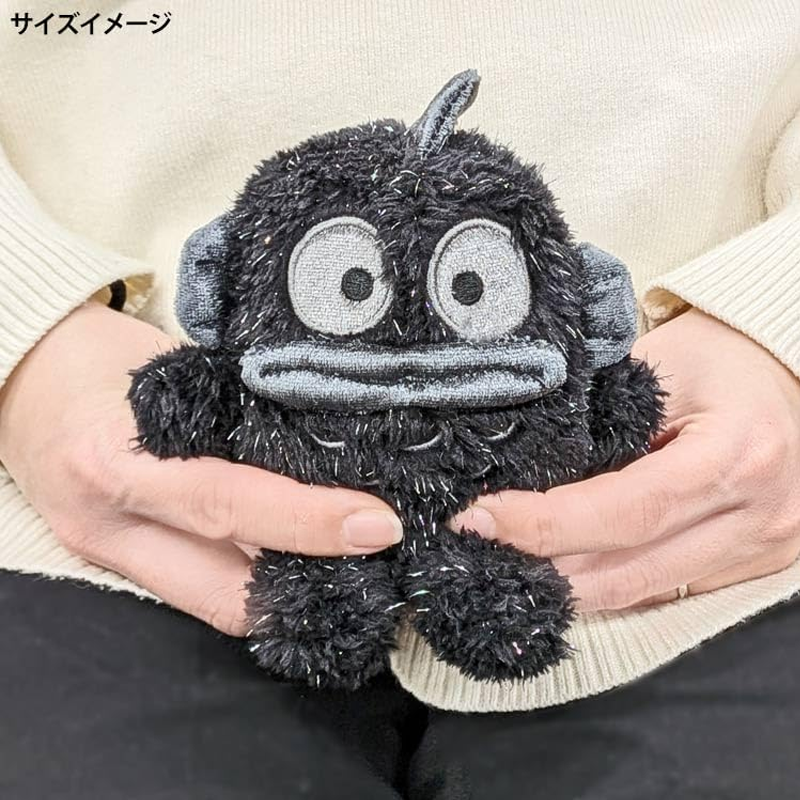 SANRIO Characters Hangyodon Black Birthday MC Plush Mascot