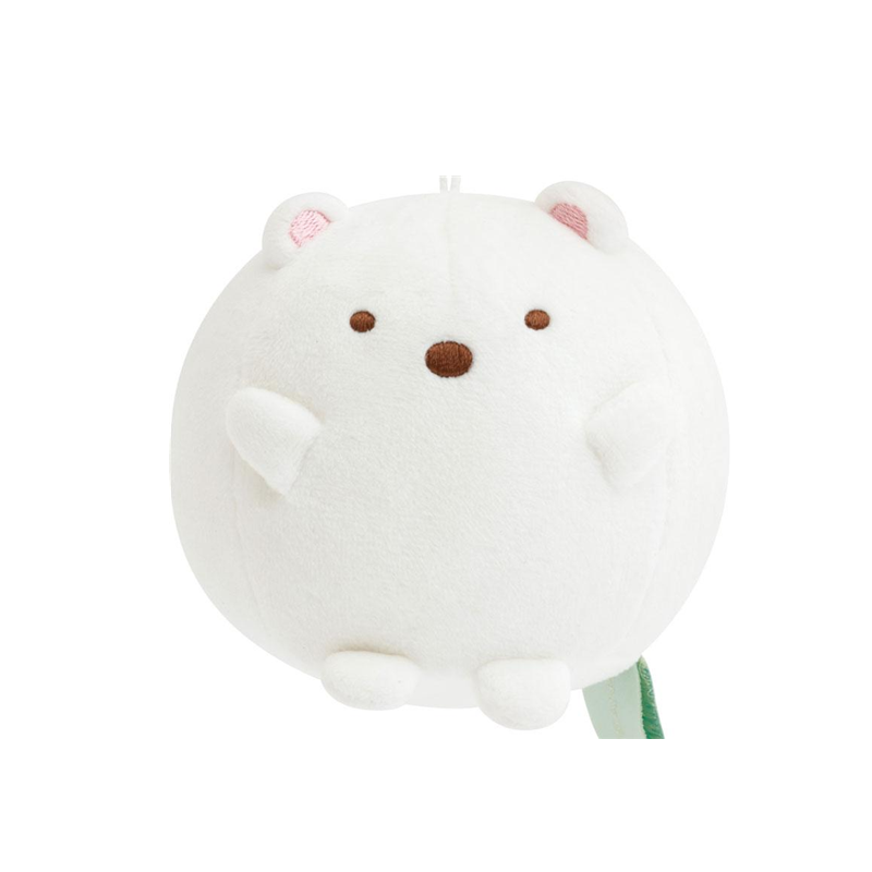 SAN-X Sumikko Gurashi Tanuki's Round Restaurant Plush Keychain