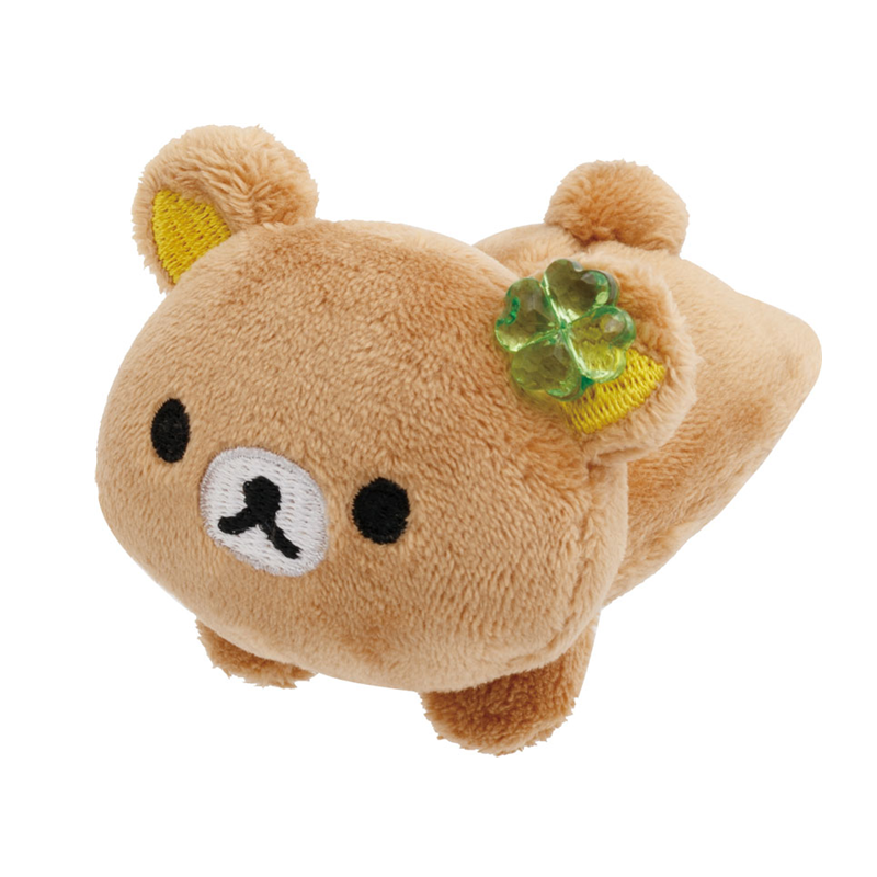 SAN-X Rilakkuma Chairoikoguma's Kumakyun Days Palm-Sized Plush Toy (Random 1 Of 6)