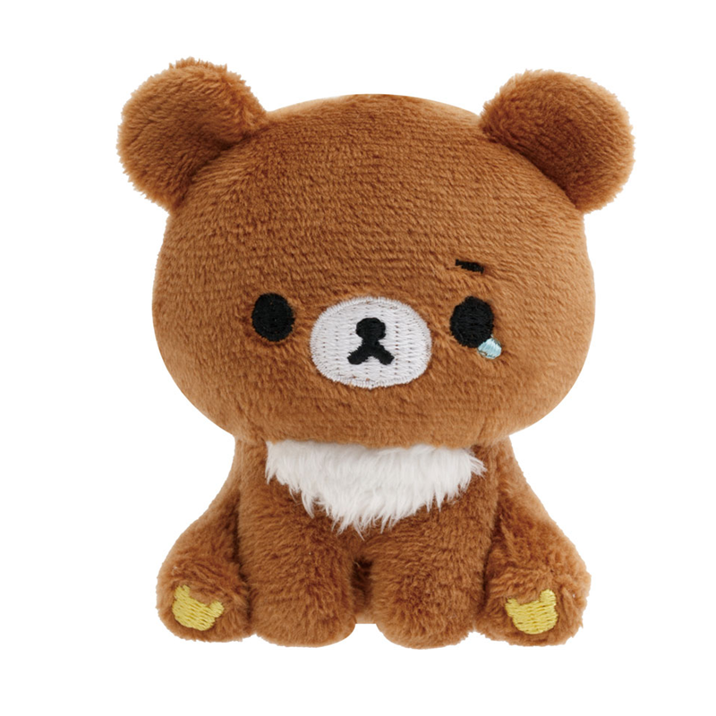 SAN-X Rilakkuma Chairoikoguma's Kumakyun Days Palm-Sized Plush Toy (Random 1 Of 6)