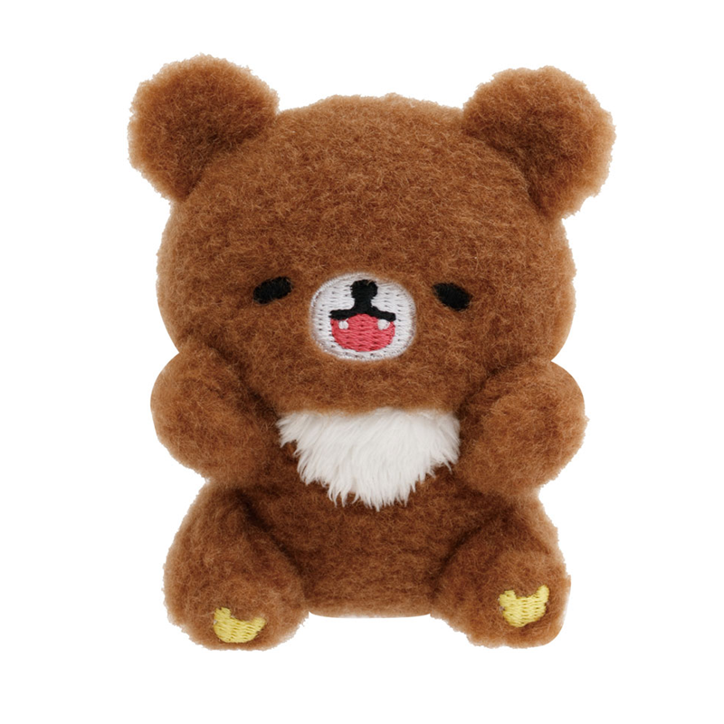 SAN-X Rilakkuma Chairoikoguma's Kumakyun Days Palm-Sized Plush Toy (Random 1 Of 6)