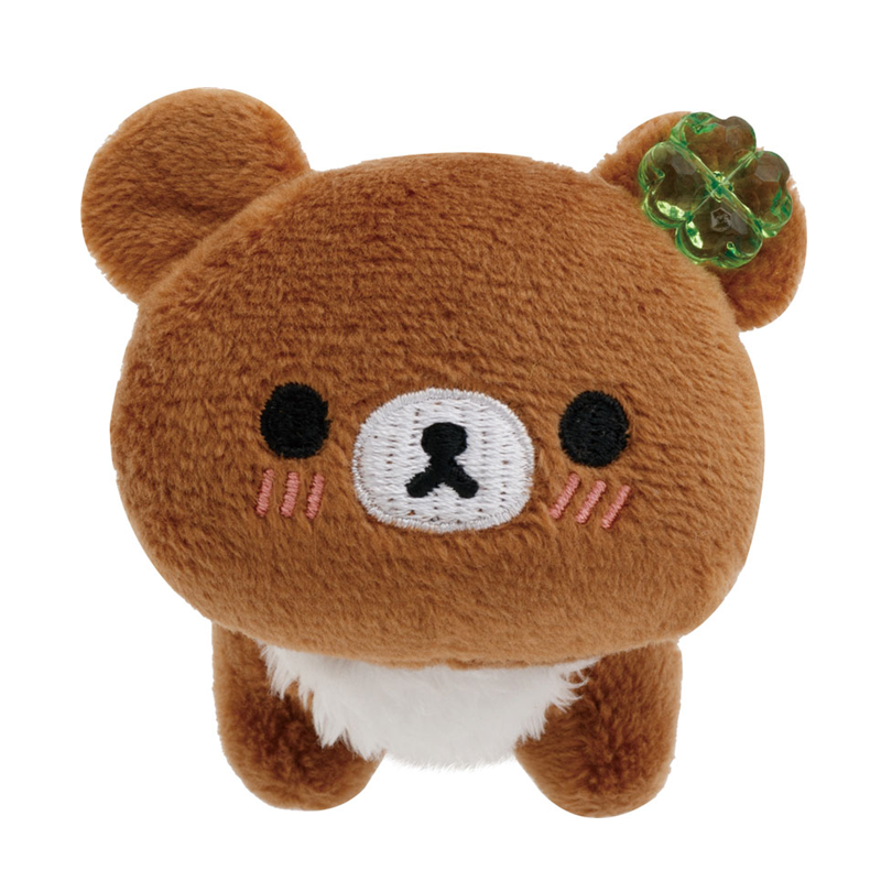 SAN-X Rilakkuma Chairoikoguma's Kumakyun Days Palm-Sized Plush Toy (Random 1 Of 6)
