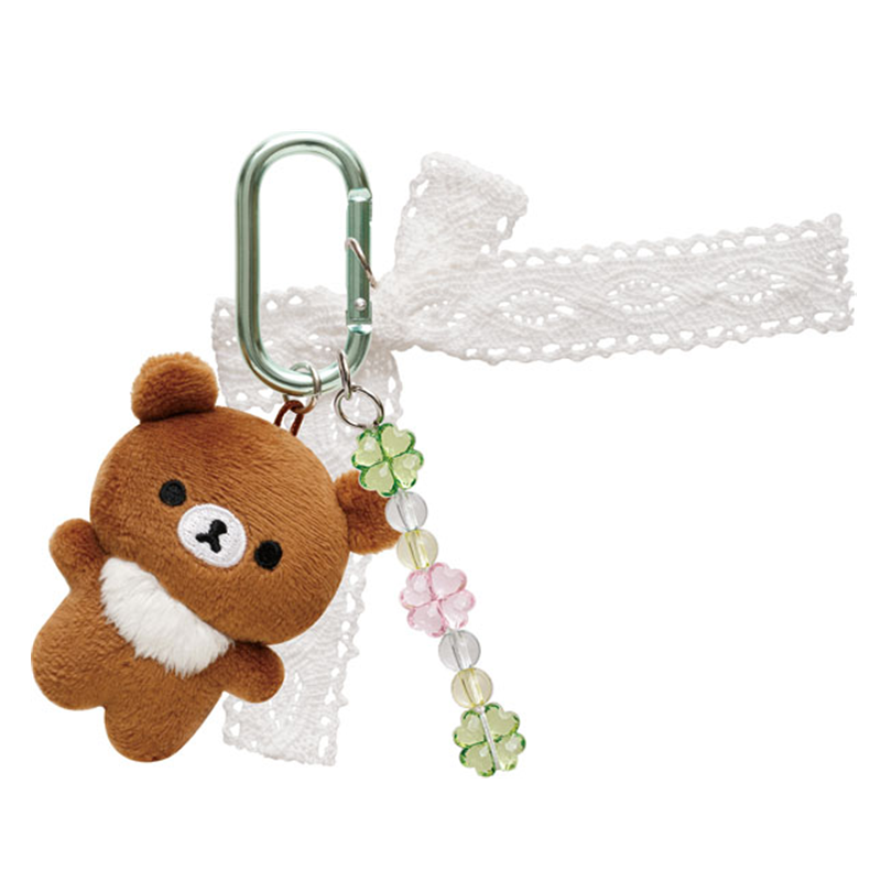 SAN-X Rilakkuma Chairoikoguma's Kumakyun Days Keychain