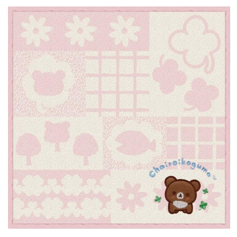 SAN-X Rilakkuma Chairoikoguma's Kumakyun Days Mini Towel